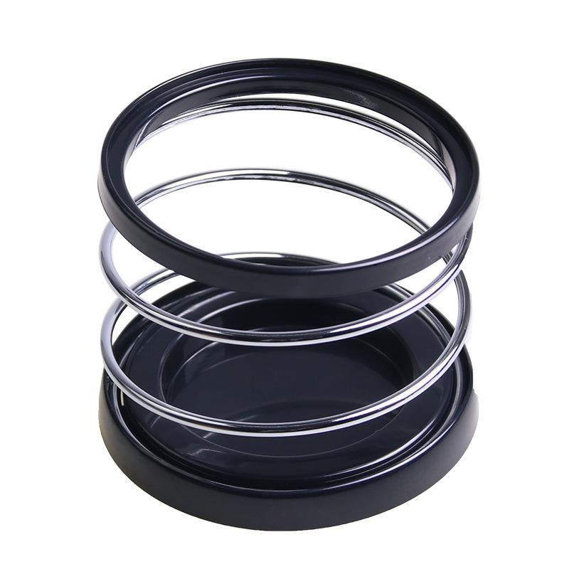 ドリンクホルダー 車 固定 カップ 多機能 ウォーター 灰皿 ブラケット シルバー ブラック ブルー シンプル おしゃれ 置き型 便利 金属