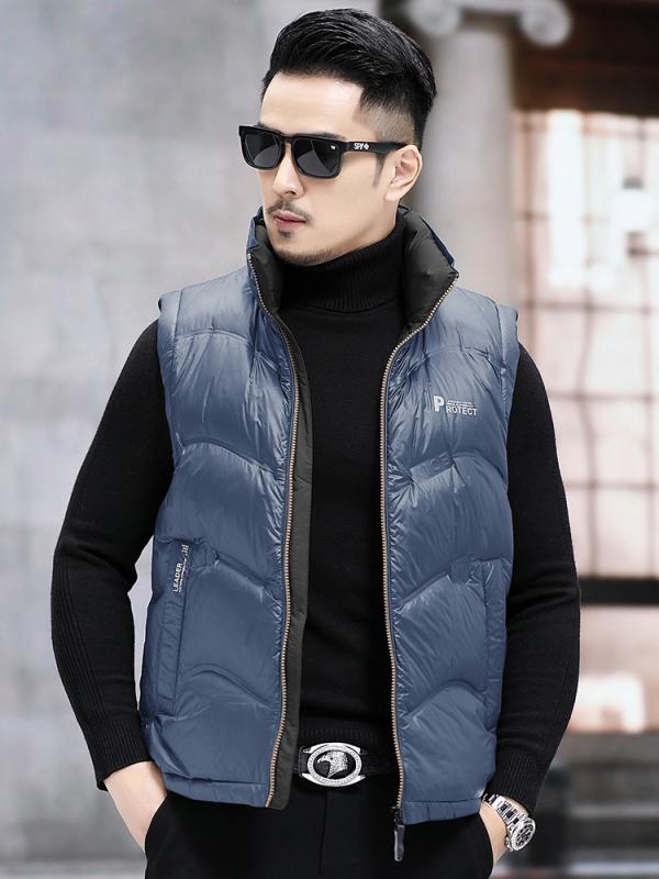 襟のタイプ: フードレススタンドカラー詰め物：ホワイトダックダウン服装バージョン：ストレート詳細: 複数のポケット生地の機能: 暖かさと断熱性充填量：100g未満含有量：90素材構成: ポリアミド繊維(ナイロン) 100ダウン内容: 90 ％ ～ 95