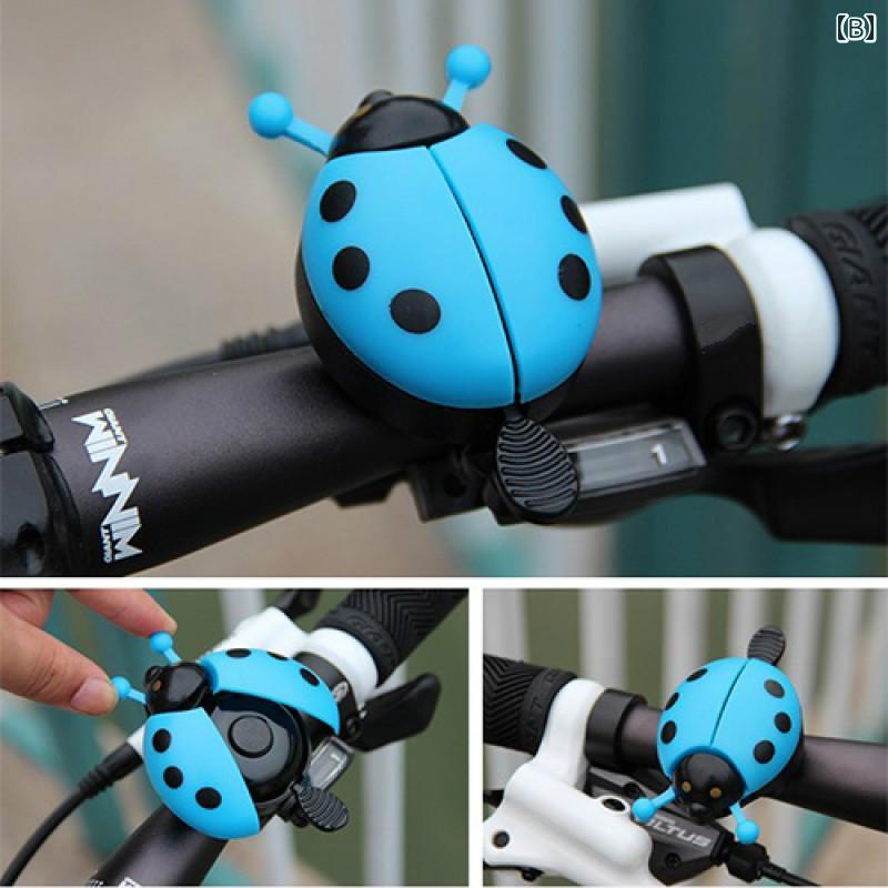 自転車 ベル サイクリング アクセサリー 鈴 クロスバイク てんとう虫 コンパス 子...