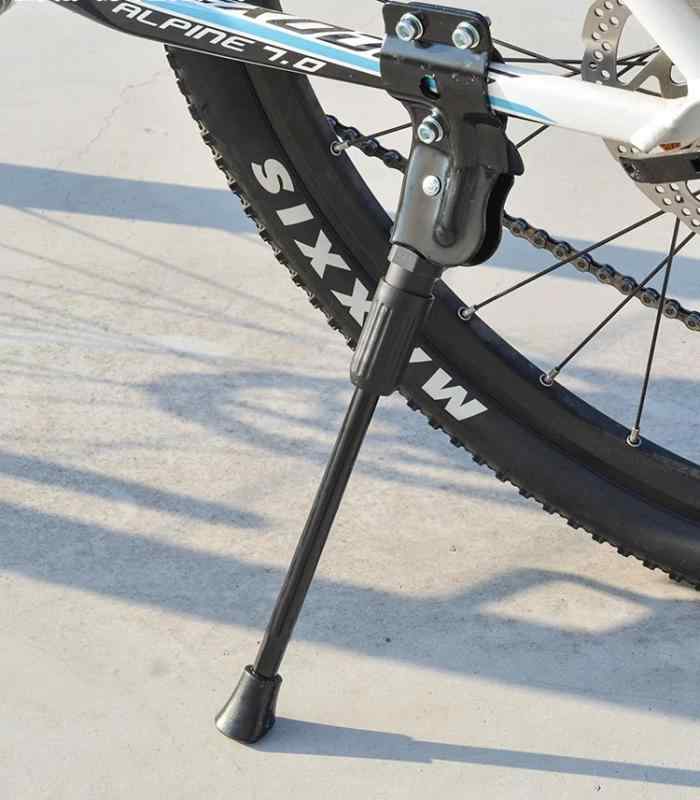 自転車 スタンド サイド キック 取り付け 屋外 片足 20 24 26in 高炭素鋼 転倒防止 滑り止め 耐久性 安..