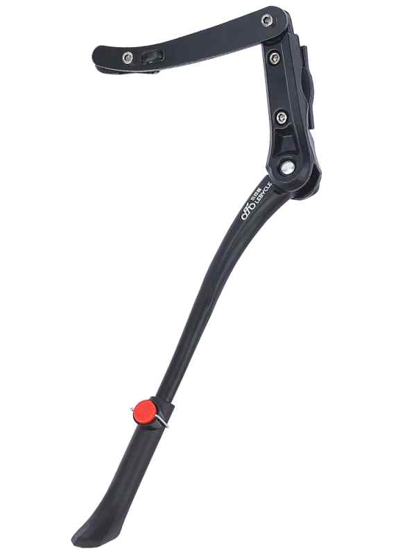 自転車 スタンド サイド キック 取り付け 屋外 片足 両立 アルミニウム合金 転倒防止 滑り止め 耐久性 安全 サイクル アクセサリー パーツ グッズ 用品 サポート 駐輪 簡単 調整可能 ロード クロス マウンテンバイク 通学 通勤 ブラック