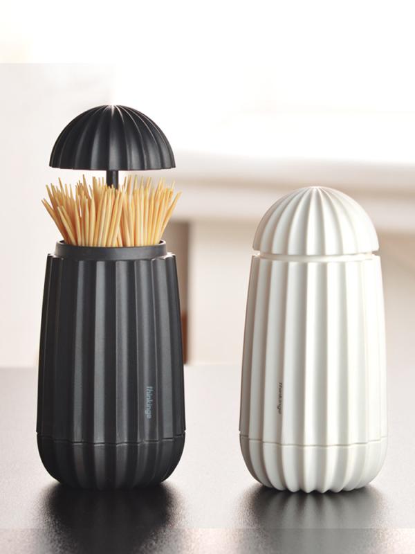 爪楊枝入れ おしゃれ 北欧 つまようじ 白 黒 ピンク ボックス プッシュ 自動 綿棒 収納 ケース ホルダ..