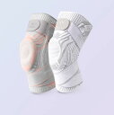 プロテクター 膝 スキー レディース スポーツ パッド バスケットボール 関節 保護 ピンク ホワイト ブラック バネ サポート 衝撃吸収 シリコン ペア 滑り...