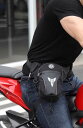 バイク ウエストバッグ メンズ レディース レッグポーチ メッセンジャー ショルダー 鞄 防水 イヤホンホール 反射ストリップ 多機能 ツーリング 旅行 カジュ...