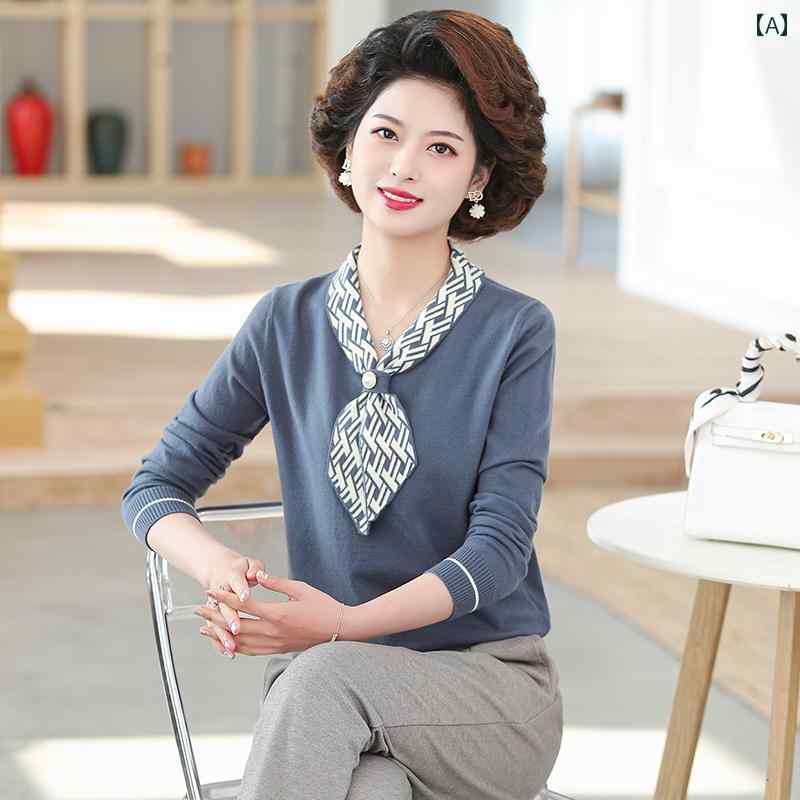 レディース トップス 秋冬 長袖 ニット 通気性 柔らかい 快適 Vネック 大きいサイズ 婦人服 エレガント お呼ばれ 旅行 お出かけ着 おしゃれ 青 赤