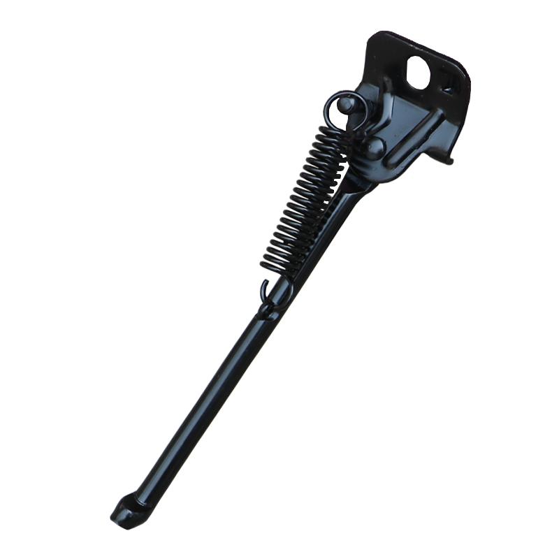 自転車 サイドスタンド キック 子供用 大人用 フット サポート 駐輪 ブラケット 12 14 16 18 20 22 23 24 25 26 27.5 インチ 調節可能 アクセサリー 黒 銀 メッキ