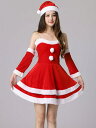 クリスマス コスプレ 大人 女子 サンタクロース コスチューム セクシー 衣装 ポリエステル レディース チューブトップ 半袖 チャイナ 風ドレス ミニ スカー...
