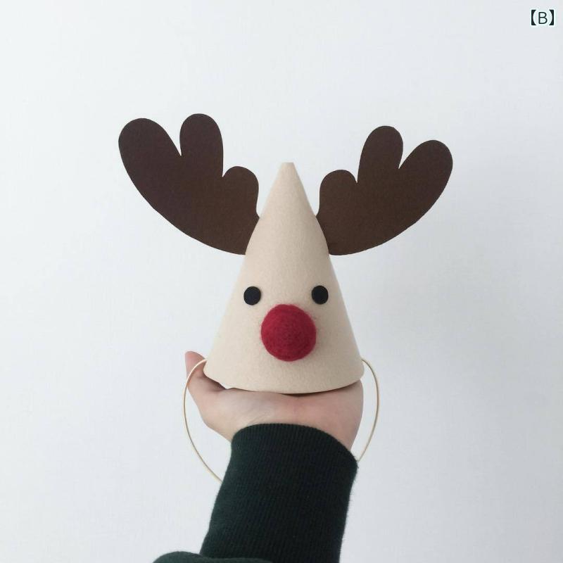 クリスマス ヘアアクセサリー カチューシャ 髪飾り 子供 ツリー 帽子 トナカイ 角 イベント コスプレ 仮装 パーティー 写真撮影 小道具 装飾 2