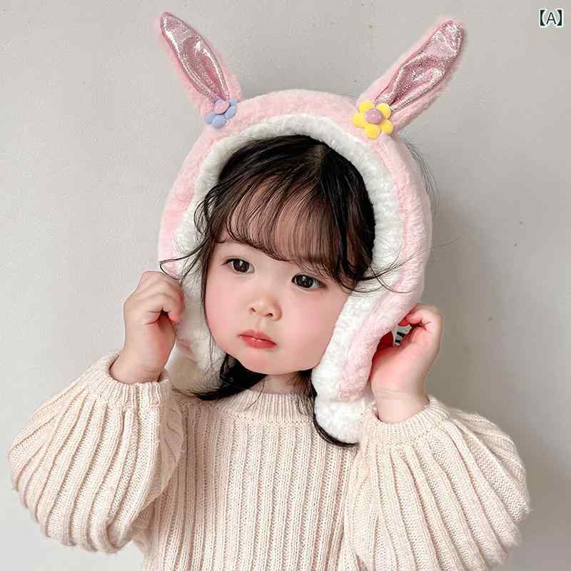 かわいい イヤーマフ 子供 キッズ 男の子 女の子 冬 韓国 白 ピンク 紫 うさぎ トナカイ ねこ キラキラ 耳当て ウォーマー 防音 防寒 防風 保温 暖かい 寒さ 対策 保護 レジャー アウトドア クリスマス