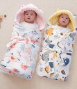 おくるみ 冬 退院 春秋 ベビー 新生児 ブランケット 厚手 暖かい 綿 フード 耳付き 通気 ソフト 軽い お出かけ 寝かしつけ 防寒 かわいい 恐竜 花 出...