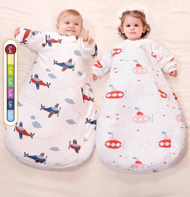 スリーパー 新生児 冬 春秋 ベビー 子供 おくるみ 厚手 暖かい 綿 キルト 袖付き ジップアップ ソフト 通気 軽い 寝かしつけ 防寒 かわいい 飛行機 潜水艦 出産祝い ギフト生地: 綿適用季節：春.秋.冬長さ：70[推奨身長80cm未満]0～1歳.80[推奨身長80～90cm]1～2歳半.90[推奨身長90～105cm]2～4歳.100[推奨身長100～110cm]3～6歳