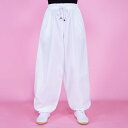 太極拳パンツ メンズ レディース 春秋 綿 ロング丈 裾絞り ポケット ゆったり 武道 トレーニング カジュアル シンプル 無地 白 黒 緑 大きいサイズ