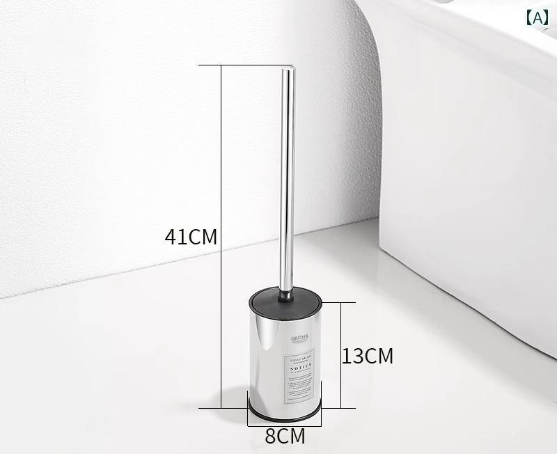 トイレブラシ おしゃれ 掃除 クリーナー 収納ケース 一体型 防臭 壁掛け 床置き ロングハンドル モダン シンプル 黒 ゴールド シルバー