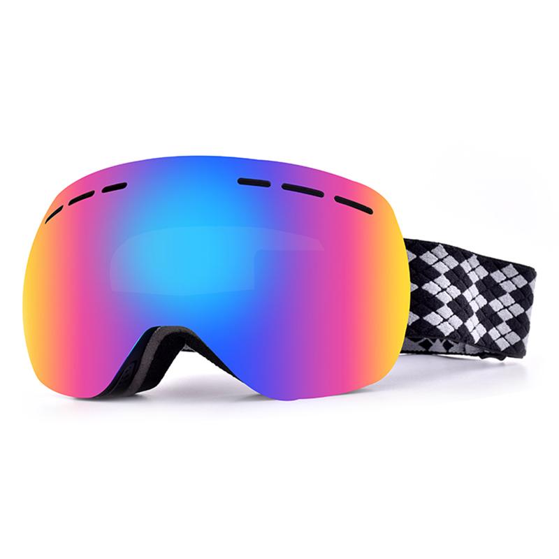 スキー ゴーグル ダブル ミラー 球面 レンズ 通気性 防曇 メンズ レディース カップル ウィンタースポーツ スノボ スノーボード かっこいい 子供用 男の子 女の子