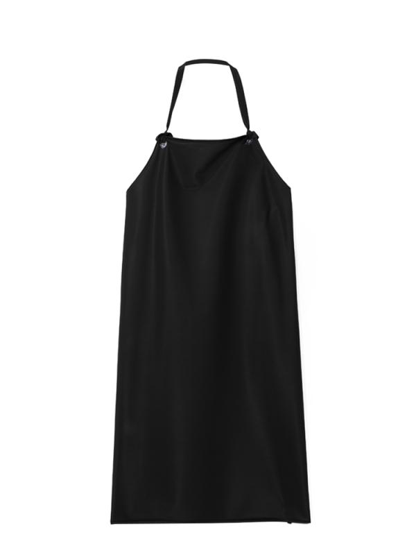 防水 エプロン 水仕事 大人 食器 洗い メンズ レディース ロング ショルダー ストラップ 耐油 PVC H型 首掛け