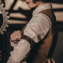 アームバンド 袖 留め 腕用 おしゃれ 機能的 便利 シャツ ブラウス リング フープ ゴム ベルト 1対 ペア レディース アクセサリー ブラウン