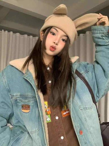 デニムジャケット 冬 レディース レトロ 女性 厚手 裏ボア 防寒 暖かい あったか 青 春秋 ボタン カジュアル かわいい ポケット ゆったり デニムジャケット 冬 レディース レトロ 女性 厚手 裏ボア 防寒 暖かい あったか 青 春秋 ボタン カジュアル かわいい ポケット ゆったり