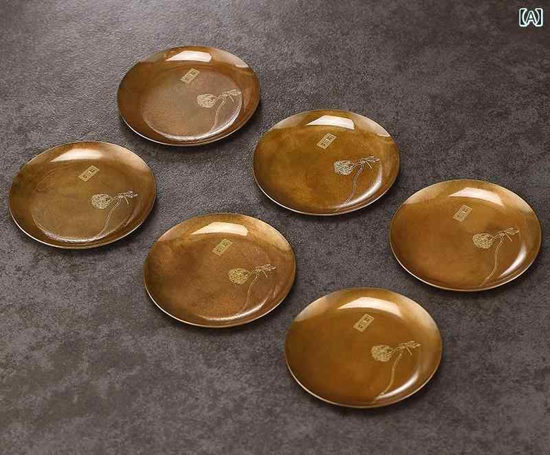 茶托 コースター 金属 茶器 キッチ