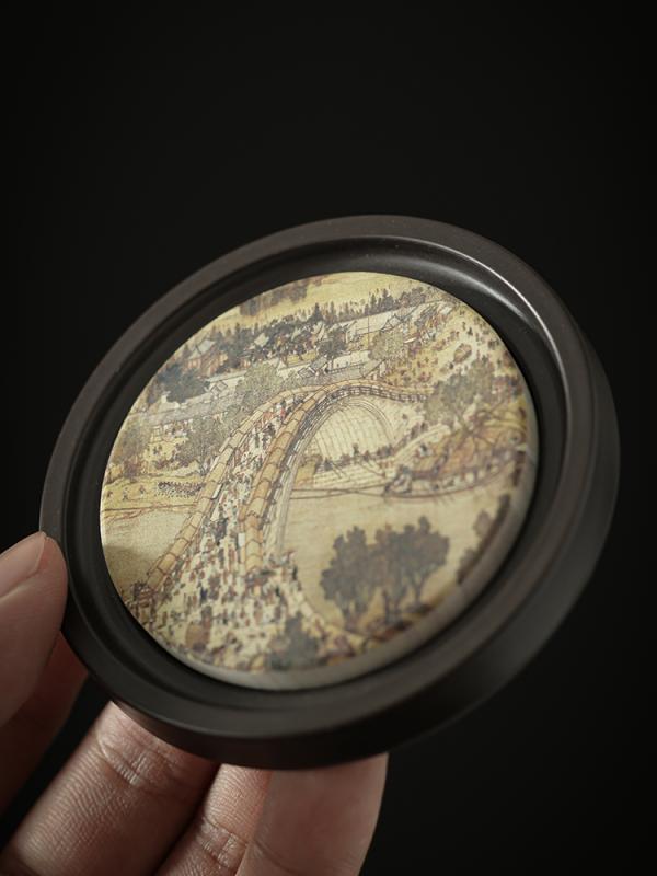 コースター おしゃれ 吸収性 チャイナ風 レトロ カンフー 速乾性 ティーカップ マット 来客 お茶会 普..