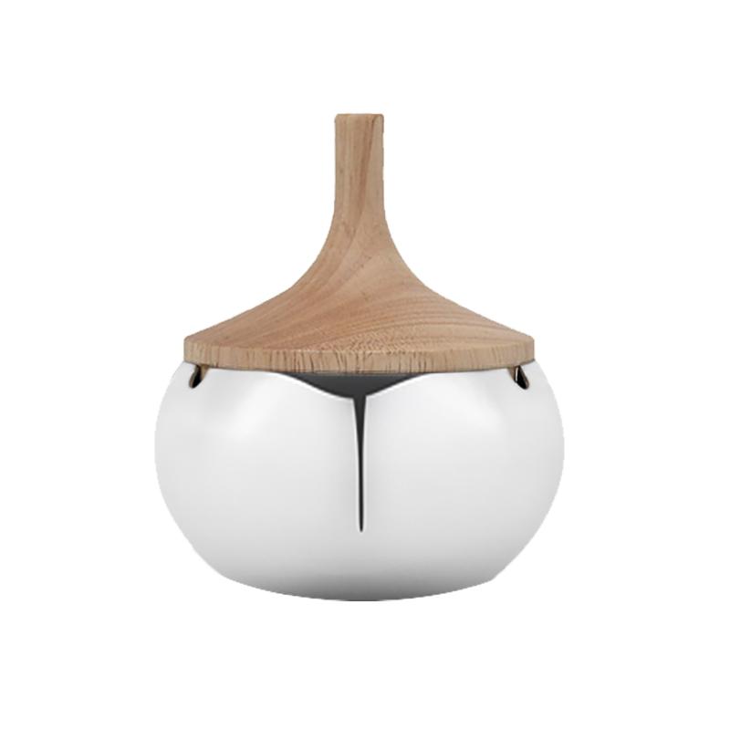 灰皿 ステンレス 鋼 北欧 金属 シルバー シガレット カップ タバコ 屋内 蓋つき 家庭用 オフィス おしゃれ 木製 防臭 卓上 飛び灰防止