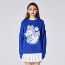 セーター レディース メンズ 秋冬 辰年 干支 長袖 ラウンドネック プルオーバー ジャガード ゆったり カジュアル かわいい ストリート ドラゴン 黒 赤 青