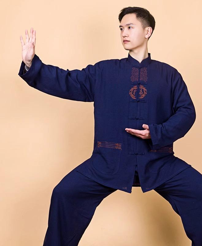 太極拳 服 レディース メンズ 春夏 秋 長袖 半袖 上下セット 練習 パフォーマンス カンフー 武術 通気..