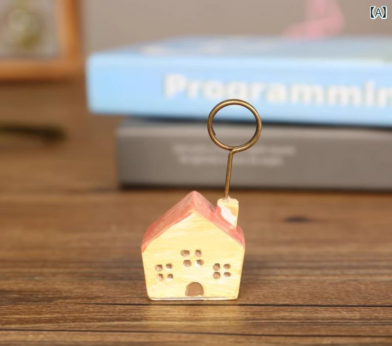 メモ スタンド クリップ ホルダー 卓上 文房具 雑貨 カード 名刺 インテリア フォト メッセージ デスクトップ 装飾 レトロ おしゃれ ワイヤー