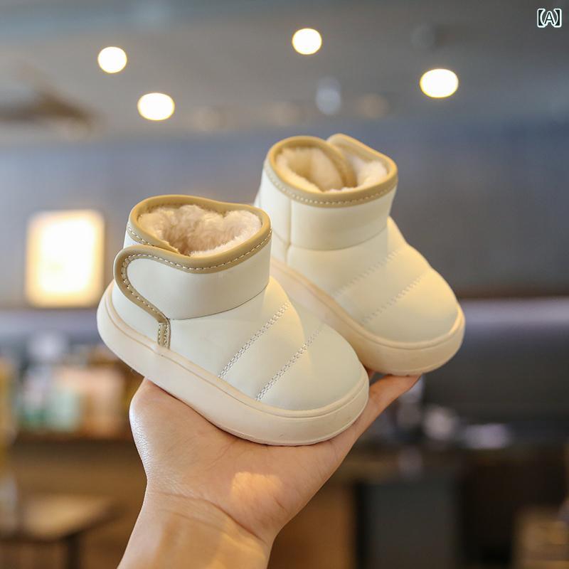 スノーブーツ キッズ 女の子 男の子 防水 ベビー 冬 裏ボア 綿 滑り止め 暖かい ベ...