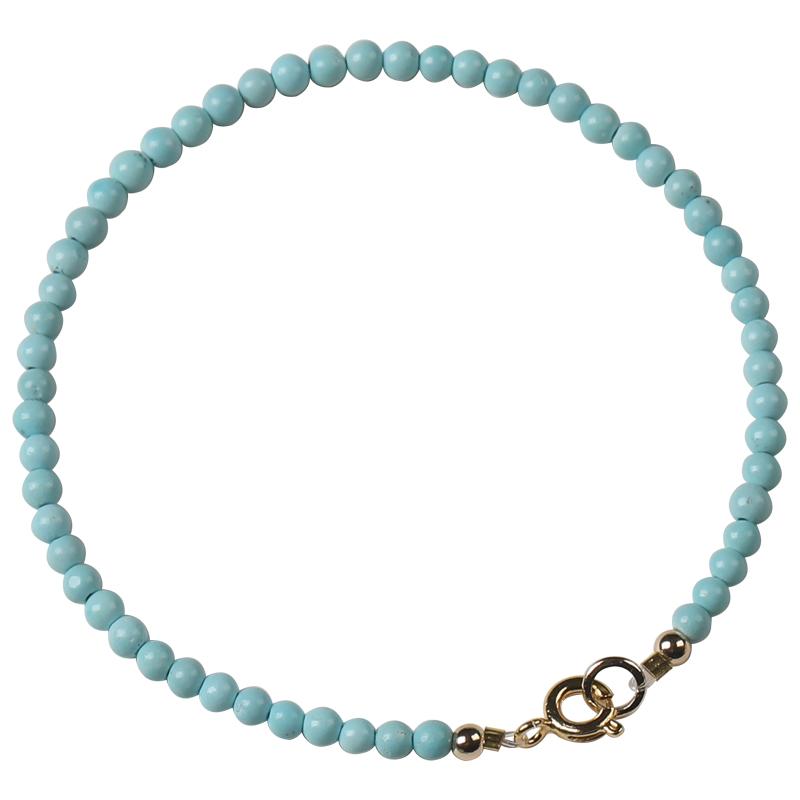 Jade - ブレスレット レディース アクセサリー 腕輪 青 緑 小さい 誕生日 クリスマス プレゼント 普段使い シンプル おしゃれ 華奢