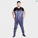 ウェーダー 釣り 防水 胴付長靴 チェストハイ 作業着 一体型 厚手 軽量 細身 耐摩耗性 通気性 幅広 ストラップ 簡単着脱 男女兼用 水場仕事 農業 水産 黒 カーキ 茶
