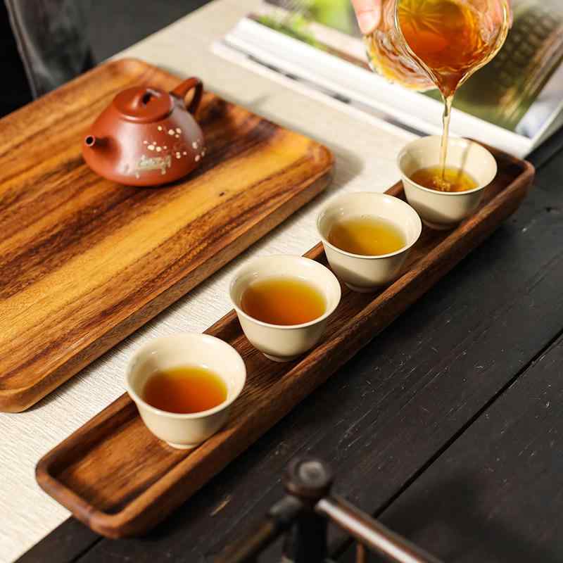 木製 トレー おしゃれ カフェ 琥珀 無垢材 黒檀木 排水 ディスプレイ 乾燥 カップ 収納 ラック シンプ..