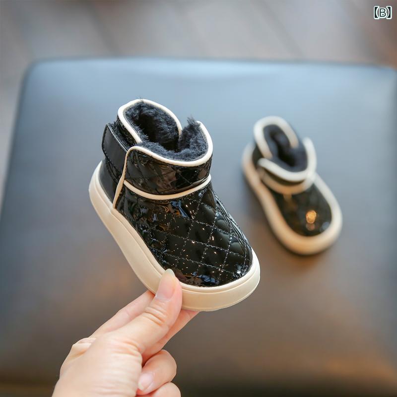 ベビー キッズ スノーブーツ ふわふわ かわいい 冬 あったかい 女の子 やわらかい ...
