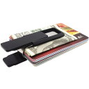 ステンレスマネークリップ マネークリップ 財布 紙幣 札ばさみ 薄型 ステンレス 鋼 金属 ビジネス カード収納 ホルダー ギフト メンズ レディース PVC 赤 青 黒
