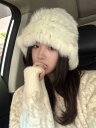 帽子 レディース 冬 小顔効果 フリル ウサギ フィッシャーマンハット 防寒 暖かい ニット帽 ゆったり 普段使い お出かけ かわいい 白 黒 アイボリー もこもこ