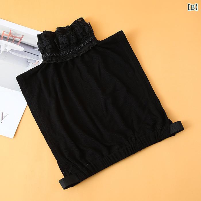 つけ襟 レース 白 レディース フェイク 重ね着 えり元 レイヤード 上品 おしゃれ 飾り 韓国 フリル シンプル スタンドカラー シック 多用途 発表会 お呼ばれ 袖 セット 黒