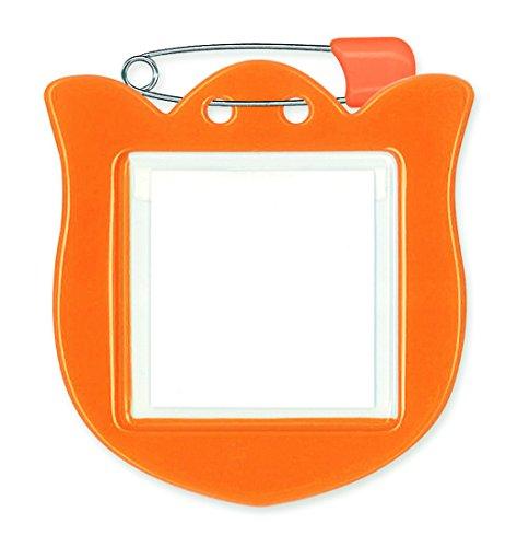 共栄プラスチック チューリップ 名札 1枚パック C－71－1－O(オレンジ)