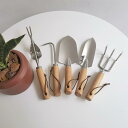 園芸 道具 便利 ツール ステンレスチール 小さめ セット シャベル スコップ 熊手 レーキ 除草器 家庭用 庭 ガーデニング 花 植物 植え 木柄