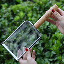 園芸 道具 便利 ツール 多肉植物 花 植え付け ふるい器 網目 スコップ シャベル ガーデニング 庭 屋外 家庭用 ステンレスチール 木柄