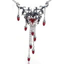 ハロウィン アクセサリー ネックレス ペンダント ダーク ゴシック ドロップ 合金 シルバー 金メッキ タッセル イベントチェーン パーティー