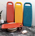 洗濯板 小さめ プラスチック 家庭 厚め ボード 家事 用具 小物 靴下 黄 青 かわいい カラフル 大きめ 子供 大人 汚れ 泥 手軽 便利 吊り下げ ランド...