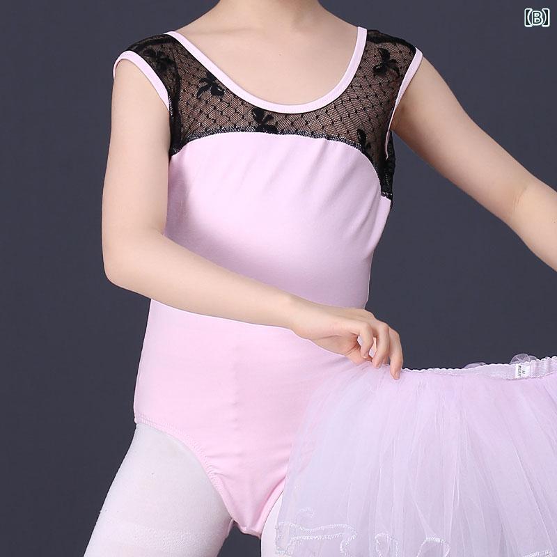 バレエ レオタード 子供 練習 女の子 スカート 新体操 ダンス パフォーマンス スト...
