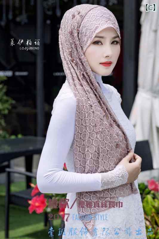 ヒジャブ レディース ムスリム イス教 宗教 アラブ 中東 インド 民族衣装 礼拝 エスニック ロング スカーフ ストール ベール ターバン ガーゼ ビーズ 花 刺繍 日よけ おしゃれ ベリーダンス イベント ステージ 撮影 グレー パープル ピンク