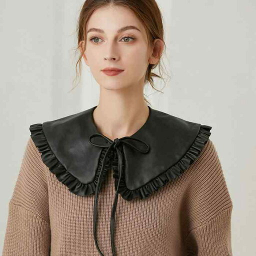 付け襟 レディース 秋冬 シャツ レイヤード 重ね着風 フェイク インナー アクセサリー 韓国 着膨れしない 多用途 おしゃれ フリル リボン 黒 付け襟 レディース 秋冬 シャツ レイヤード 重ね着風 フェイク インナー アクセサリー 韓国 着膨れしない 多用途 おしゃれ フリル リボン 黒