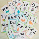 知育玩具 カード 英語 学習 教材 勉強 幼児教育 子供 単語 アルファベット トレーニング イラスト ポップ 読みやすい ラミネート加工 防水 破れにくい 耐久性