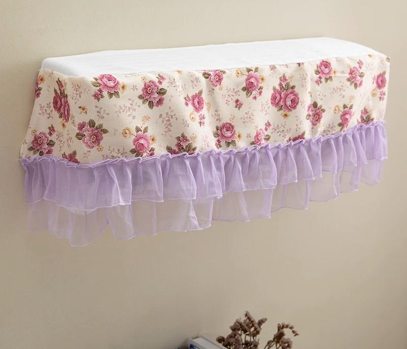 エアコン ほこり カバー 室内機 壁掛け 全面保護 上部メッシュ つけたまま 日焼け防止 ゴムバンド レー..