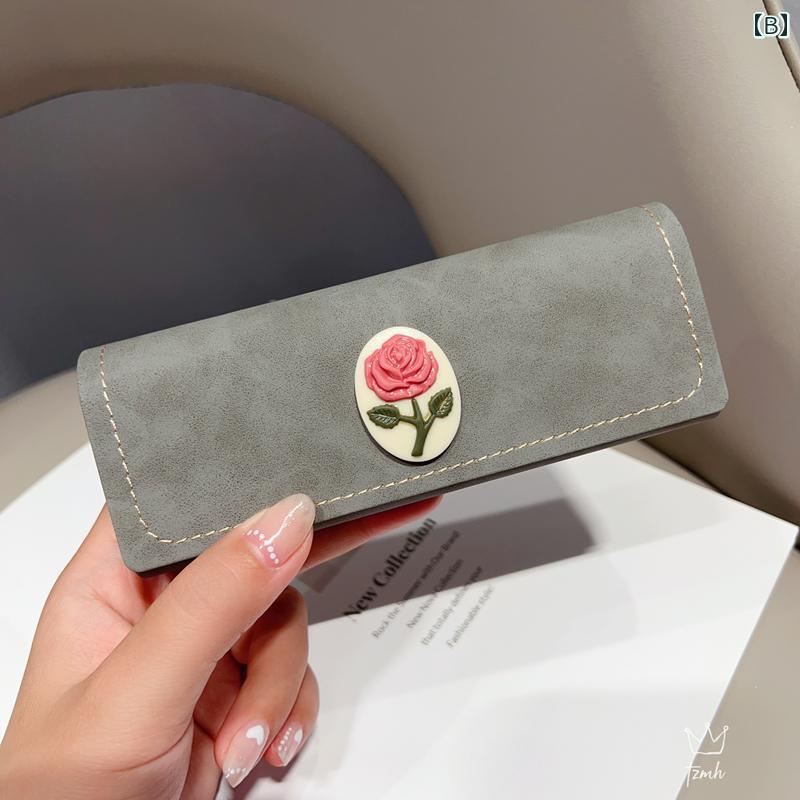 メガネケース おしゃれ 大人 レディース レトロ ストレス軽減 ポータブル コンパク...