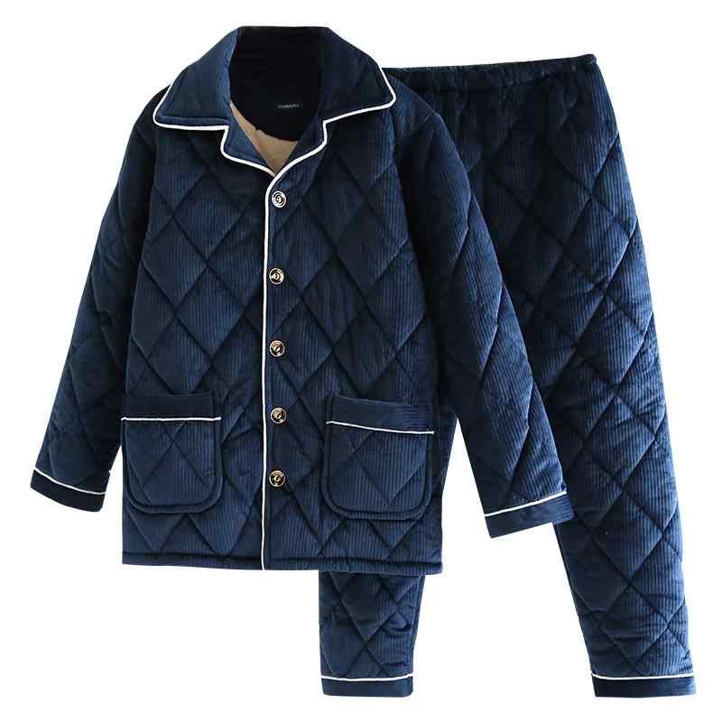 あったか ルームウェア メンズ パジャマ 秋冬 厚手 暖かい 防寒 フランネル 部屋着 ウエストゴム おしゃれ 大きいサイズ グレー ライトグリーン 前開き ボタン