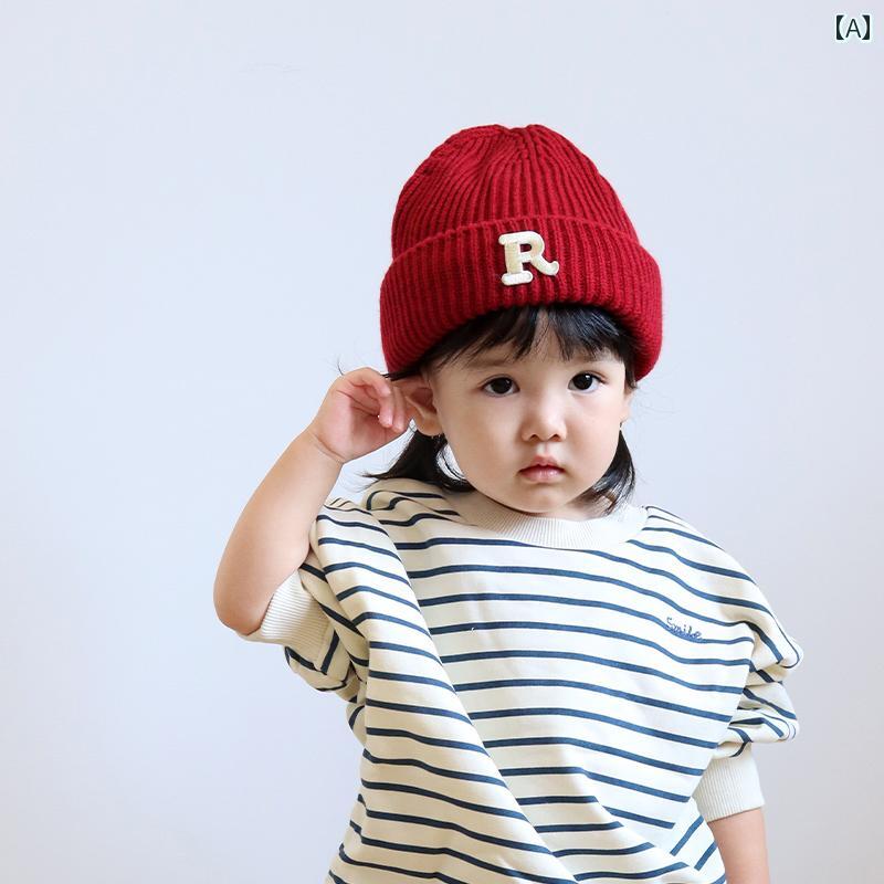 ニット帽 キッズ 男の子 女の子 秋冬 あったか 防寒 防風 伸縮性 肌に優しい 快適 締め付けない ウール..