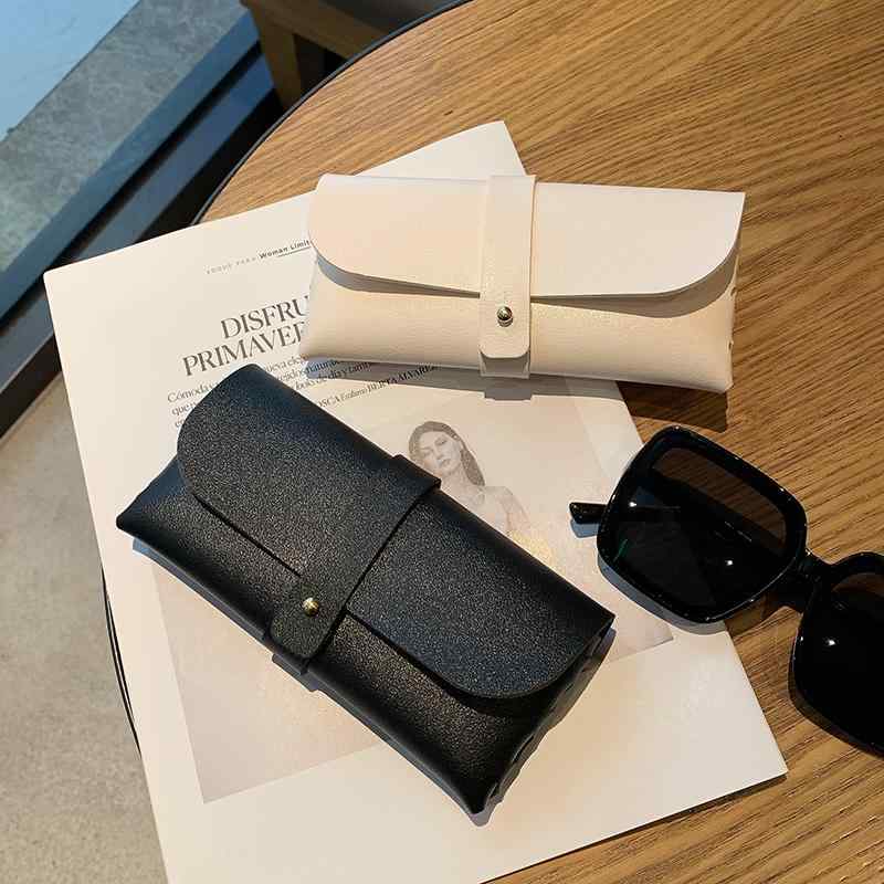 Cases - 眼鏡ケース メンズ レディース メガネ入れ サングラス 収納 コンパクト 持ち運び オフィス 車 自宅 プレゼント シンプル おしゃれ 黒 白