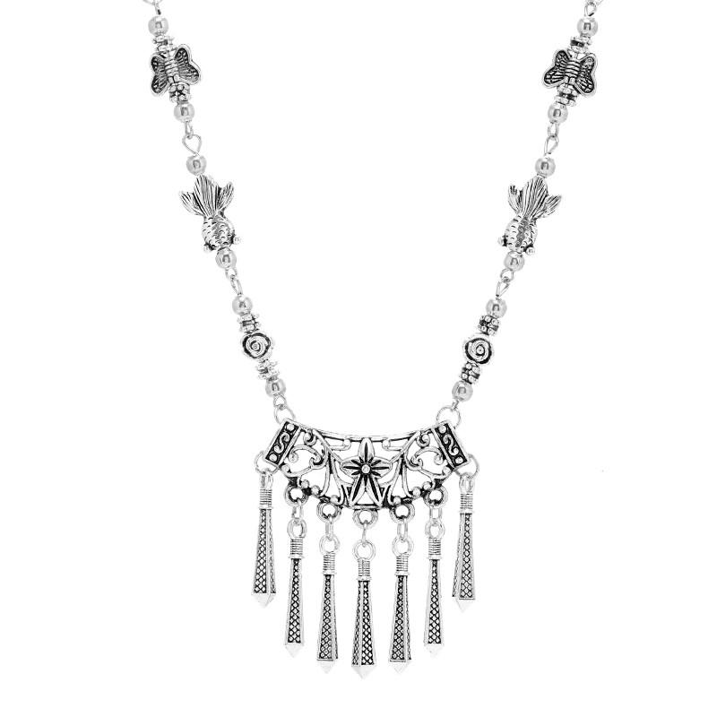 ヘッドドレス 額飾り 頭 ヘア アクセサリー レディース 民族 エスニック 蝶々 ネックレス ペンダント 2way 調節 合金 メッキ ピアス ピン 収納 セッ...